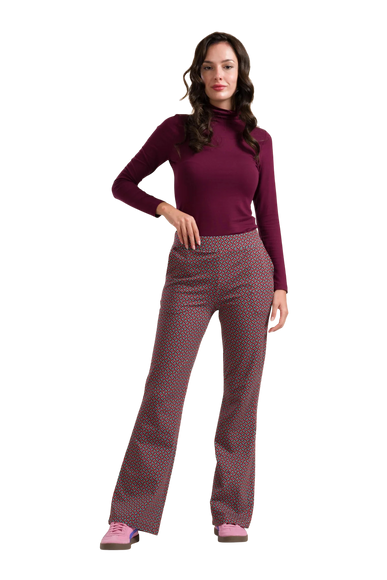 LIEKE FLARED PANTS GRAHPIC MILL