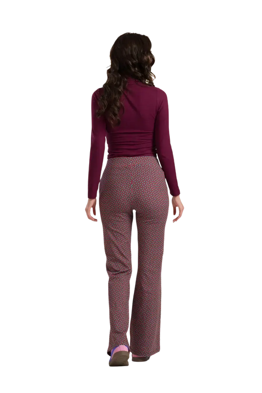 LIEKE FLARED PANTS GRAHPIC MILL