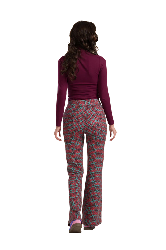 LIEKE FLARED PANTS GRAHPIC MILL