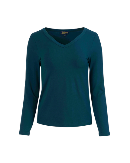 Lynn Top, ecovero plain petrol