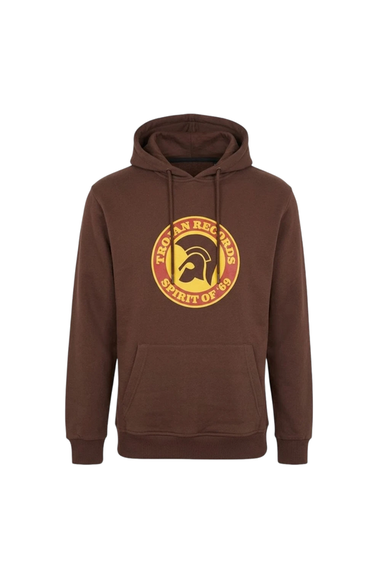 TROJAN SPIRIT OF '69 HOODIE TR/9107, CHOCOLATE
