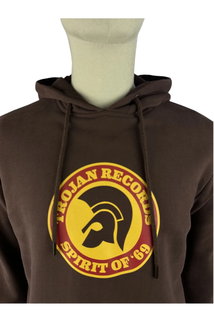 TROJAN SPIRIT OF '69 HOODIE TR/9107, CHOCOLATE