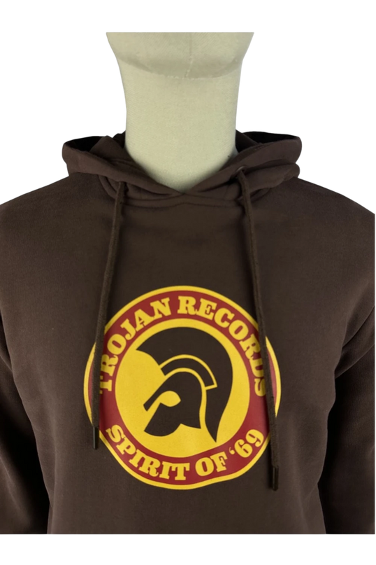 TROJAN SPIRIT OF '69 HOODIE TR/9107, CHOCOLATE