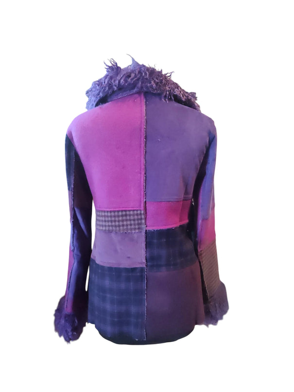 HEART ICELAND WINTERJAS, PURPLE PATCHWORK