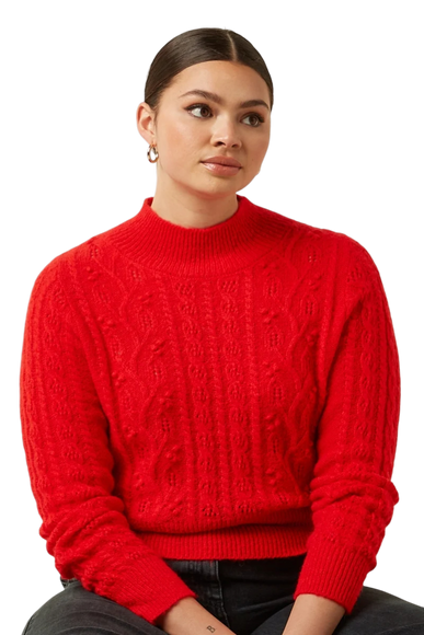 Nilde Top Leon fiery red