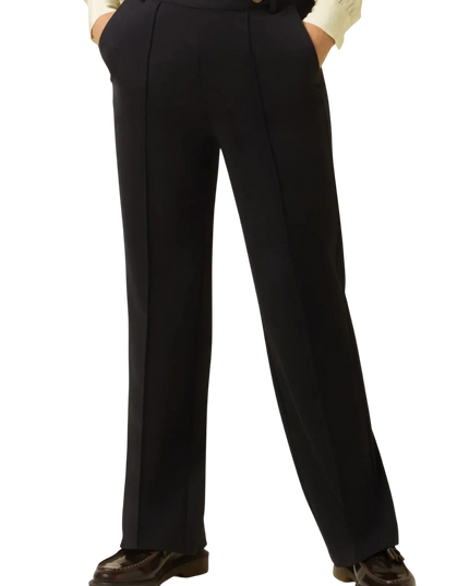 GARBO PINTUCK PANTS UNI RODEO BLACK