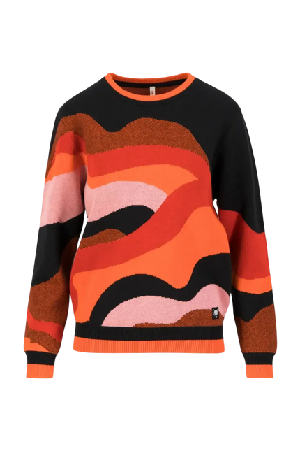 BLUTSGESCHWISTER trui Cosy Storyteller autumn wave