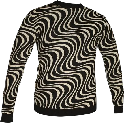 Wavyline black-cream