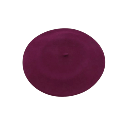 King Louie Beret WOOL - Lilac Red