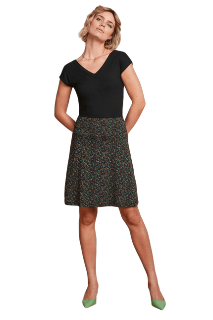 Border Skirt Elise Black