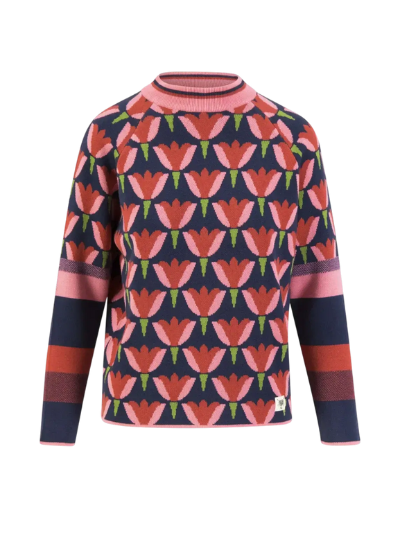 BLUTSGESCHWISTER Knitted Jumper Cold Day Warm Heart