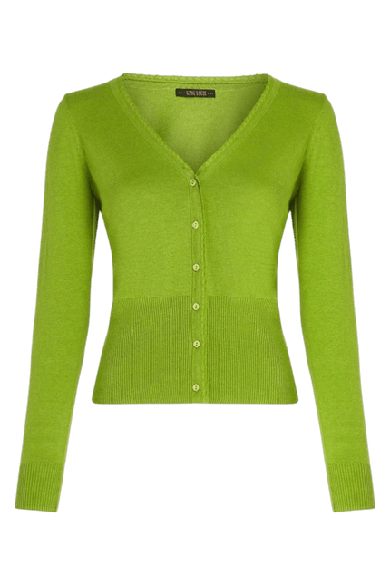 King Louie Cardi V Cocoon", dark citron