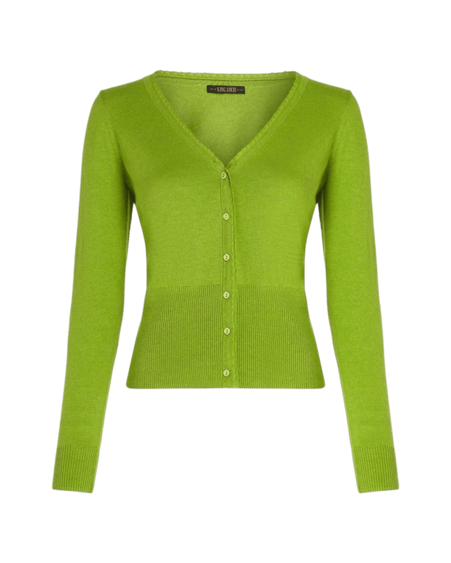King Louie Cardi V Cocoon", dark citron