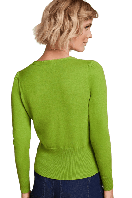 King Louie Cardi V Cocoon", dark citron