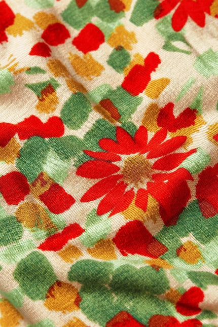 King Louie Carina Blouse Punch, fire red