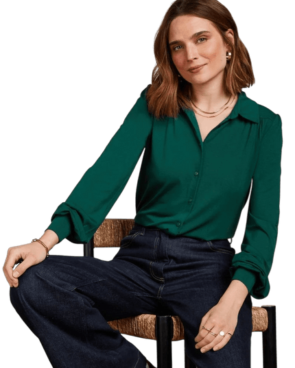 Carina Blouse Viscose Light", Urban green