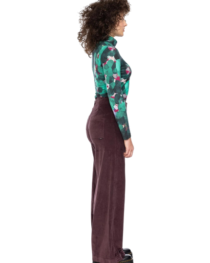 Rolli top met col, groen