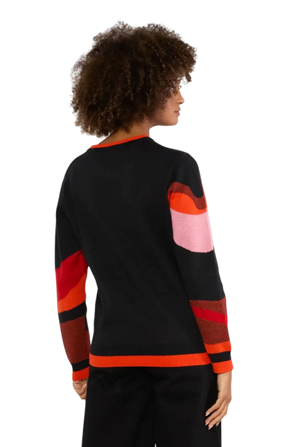 BLUTSGESCHWISTER trui Cosy Storyteller autumn wave