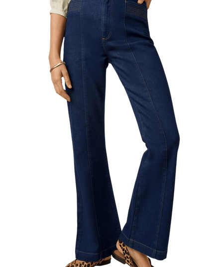 Chris Bukser Onyx Denim", dyb blå