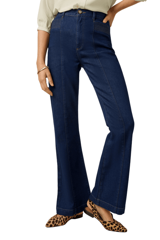 Calça Chris Onyx Denim", azul profundo