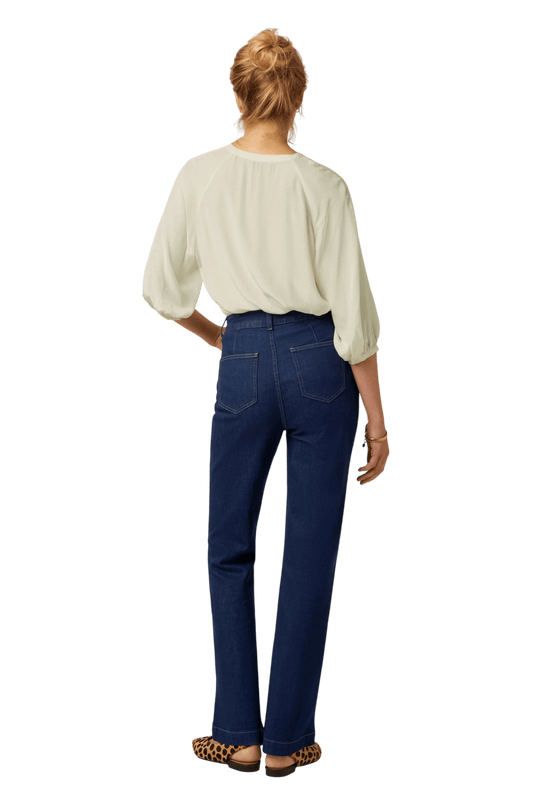 Calça Chris Onyx Denim", azul profundo