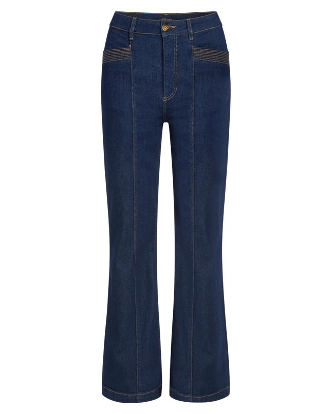 Calça Chris Onyx Denim", azul profundo