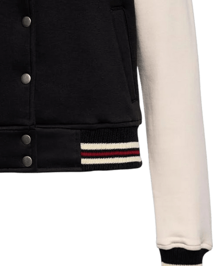 College Sweatjacke "We Can Do It" schwarz