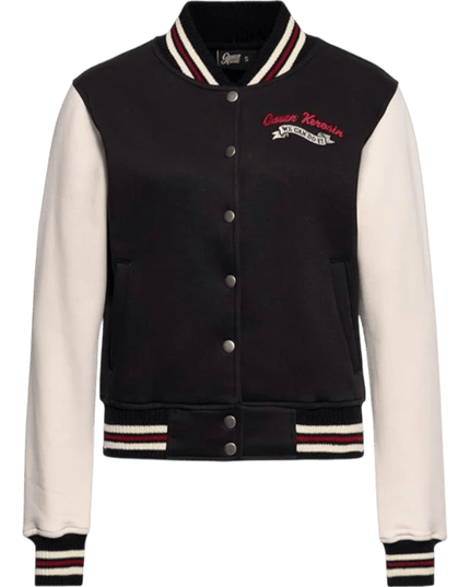 College Sweatjacke "We Can Do It" schwarz