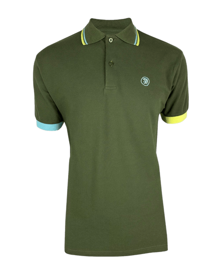 TROJAN Kontrast Rib Pique Polo