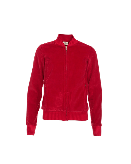 corduroy jacket Bebe red