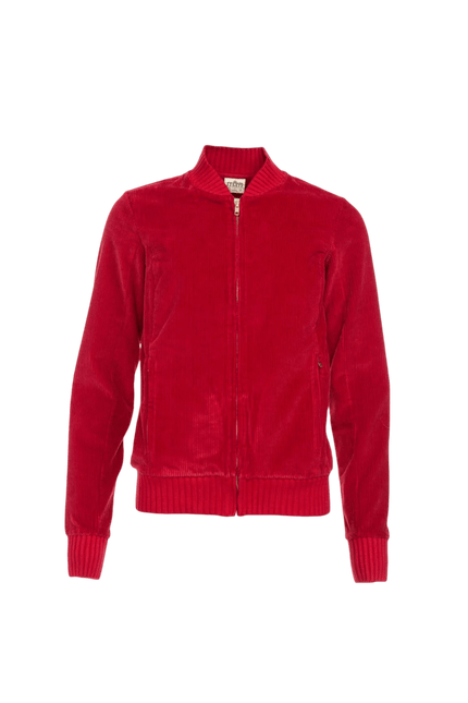 corduroy jacket Bebe red