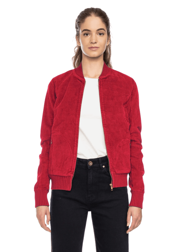 Chaqueta de pana Bebe rojo