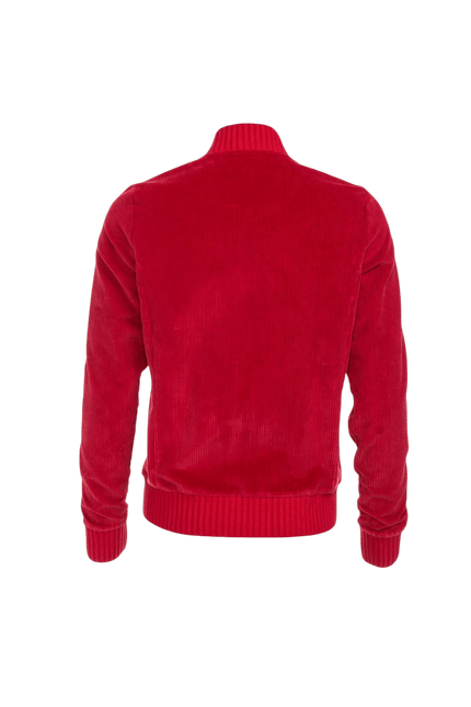 corduroy jacket Bebe red