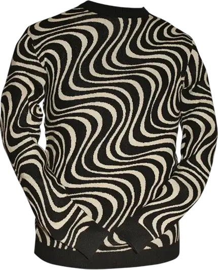 Wavyline black-cream