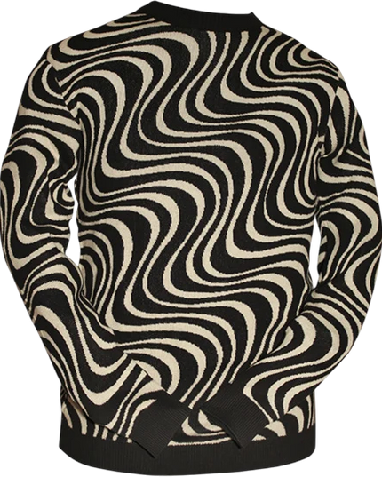 Wavyline black-creme