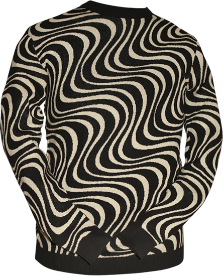 Wavyline black-creme