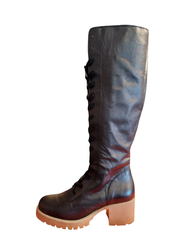 rijglaars Serena zwart