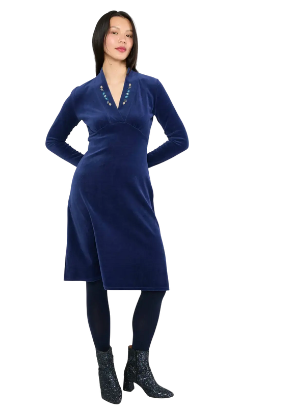 Aura Glamour de Veludo, azul profundezas índigo