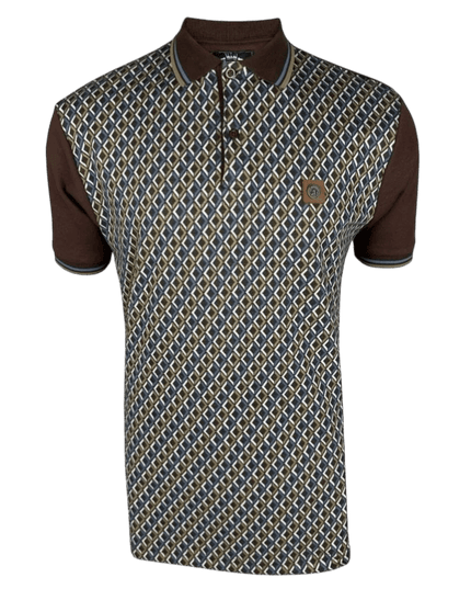 TROJAN Polo Jacquard Diamant