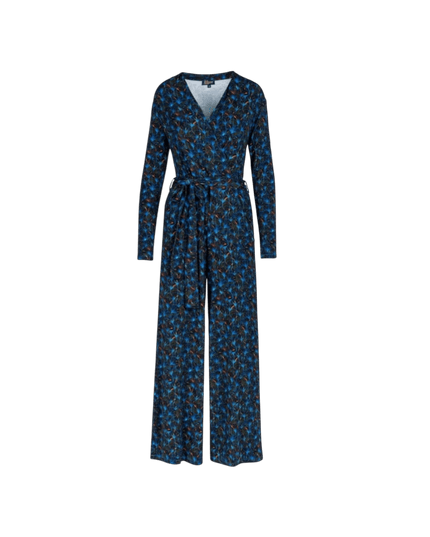 Diana Leafpattern Blue