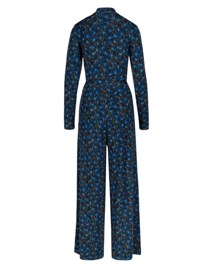 Diana Leafpattern Blue