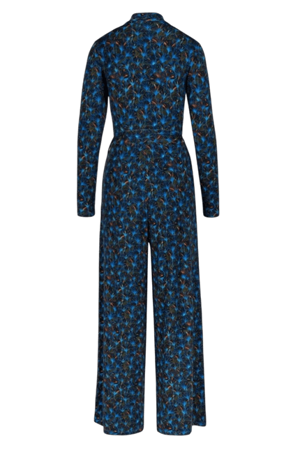 Diana Leaf pattern Blue