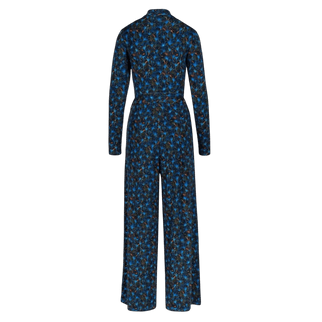 LALAMOUR Diana Leafpattern Blue