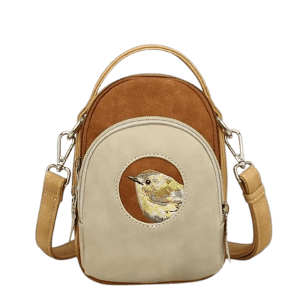 Hi-DI-HI Ditty Hand-/shoulder bag/crossbody Beige-Cognac-Peach
