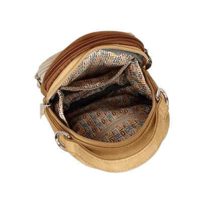 Hi-DI-HI Ditty Hand-/shoulder bag/crossbody Beige-Cognac-Peach