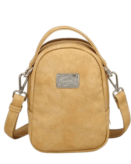 Hi-DI-HI Ditty Bolsa de mão/ombro/crossbody Bege-Cognac-Pêssego