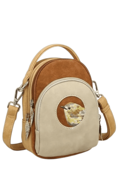 Hi-DI-HI Ditty Hand-/shoulder bag/crossbody Beige-Cognac-Peach