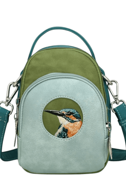Hi-DI-HI Ditty Hand-/shoulder bag/crossbody L. Blue/Green/Petrol Kingfisher