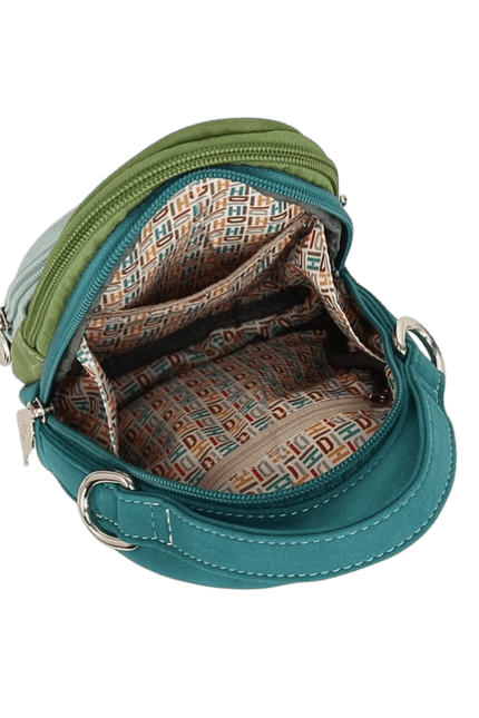 Hi-DI-HI Ditty Hand-/shoulder bag/crossbody L. Blue/Green/Petrol Kingfisher