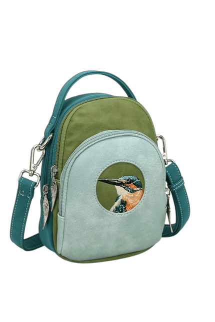 Hi-DI-HI Ditty Hand-/shoulder bag/crossbody L. Blue/Green/Petrol Kingfisher